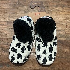 Lazy One womens Fuzzy Feet Slippers - Womens size L/XL size 7-9
